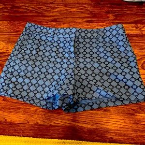 Loft blue smock detail shorts